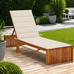 Quality Sun Lounger with Cushion for Comfort and Longevity