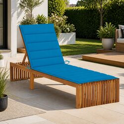 Practical Sun Lounger with Cushion for Relaxation