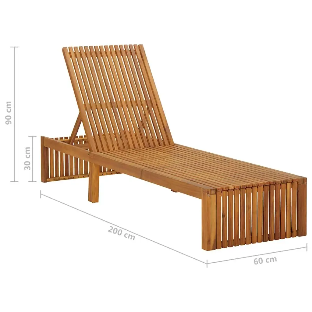 Sun Lounger with Durable Build
