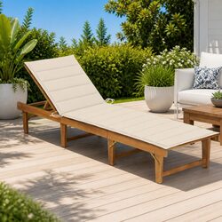 Folding Sun Lounger: Practical Design with Comfort