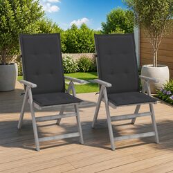 Reliable Outdoor Reclining Chairs Set for Comfort