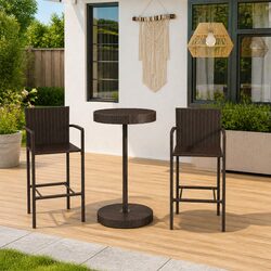 Practical Garden Bar Set with Comfort and Style