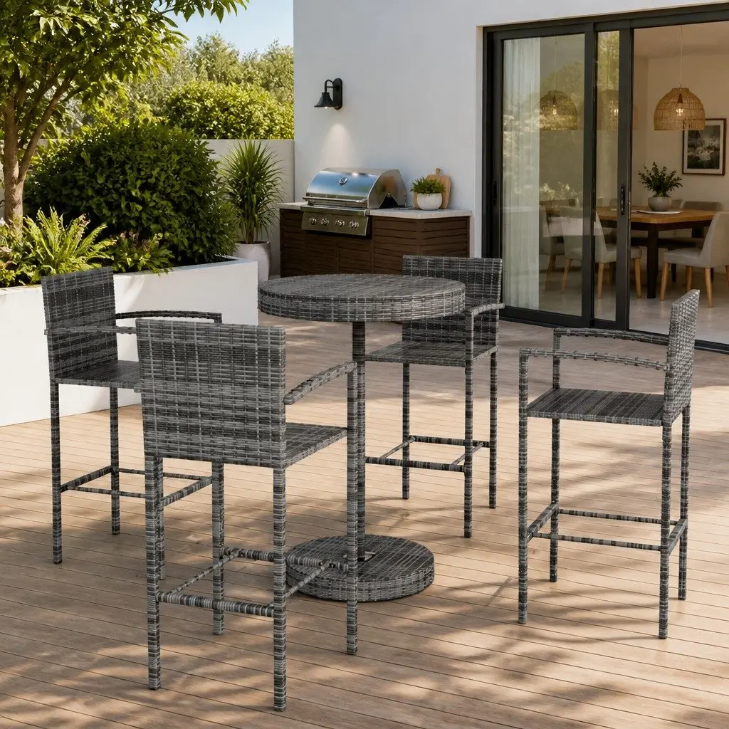 5-Piece Garden Bar Set for Outdoor Fun