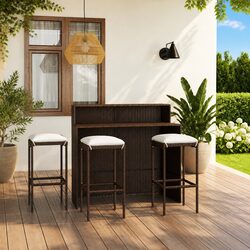 Comfortable and Durable Garden Bar Set for Outdoor Living
