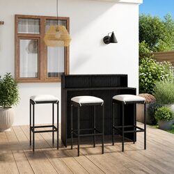 Practical and Comfortable 4-Piece Garden Bar Set