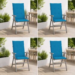 Comfortable 4-Piece Outdoor Reclining Chair Set