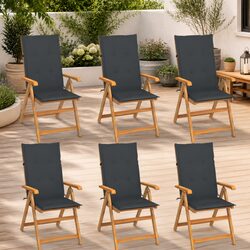 Affordable Comfort with Teak Wood Garden Chairs Set of 6