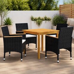 Reliable 5 Piece Garden Dining Set with Comfort in Mind