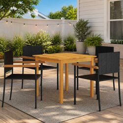 Reliable 5 Piece Outdoor Dining Set - Quality You Can Trust