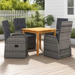 Comfort Meets Value: 5-Piece Garden Dining Set