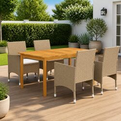 Reliable 5 Piece Patio Dining Set for Outdoor Enjoyment