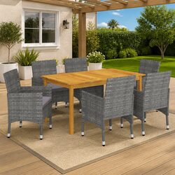 Warm & Practical 7 Piece Outdoor Dining Set