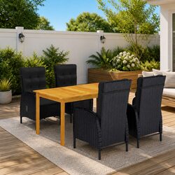 Reliable 5-Piece Dining Set for Your Outdoor Needs