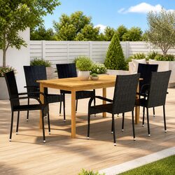 Reliable 7 Piece Outdoor Dining Set for Comfort and Style