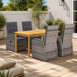 5-Piece Garden Dining Set: Practical and Stylish Solution