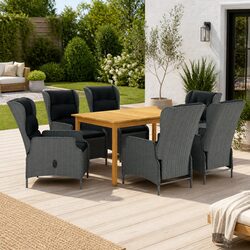 Value-Packed 7 Piece Outdoor Dining Set for Comfort