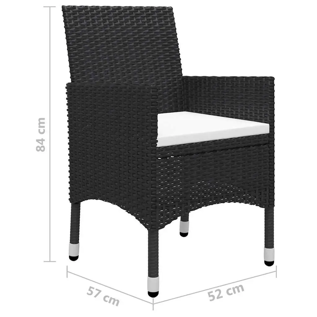 9 Piece Outdoor Dining Set with Cushions