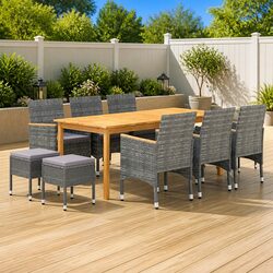 Comfortable and Value-Driven 11-Piece Outdoor Dining Set