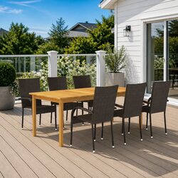 Reliable 7 Piece Outdoor Dining Set with Comfort