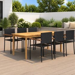 Cozy 7-Piece Garden Dining Set with Quality Materials