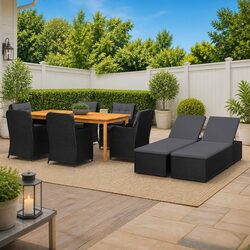 Value-Driven 9-Piece Outdoor Dining Set