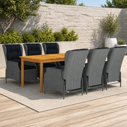 Warm and Inviting 7-Piece Outdoor Dining Set