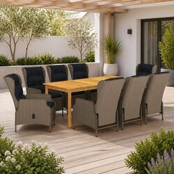 Durable 9-Piece Garden Dining Set for Everyday Use