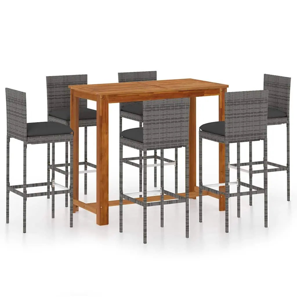 7 Piece Garden Bar Set