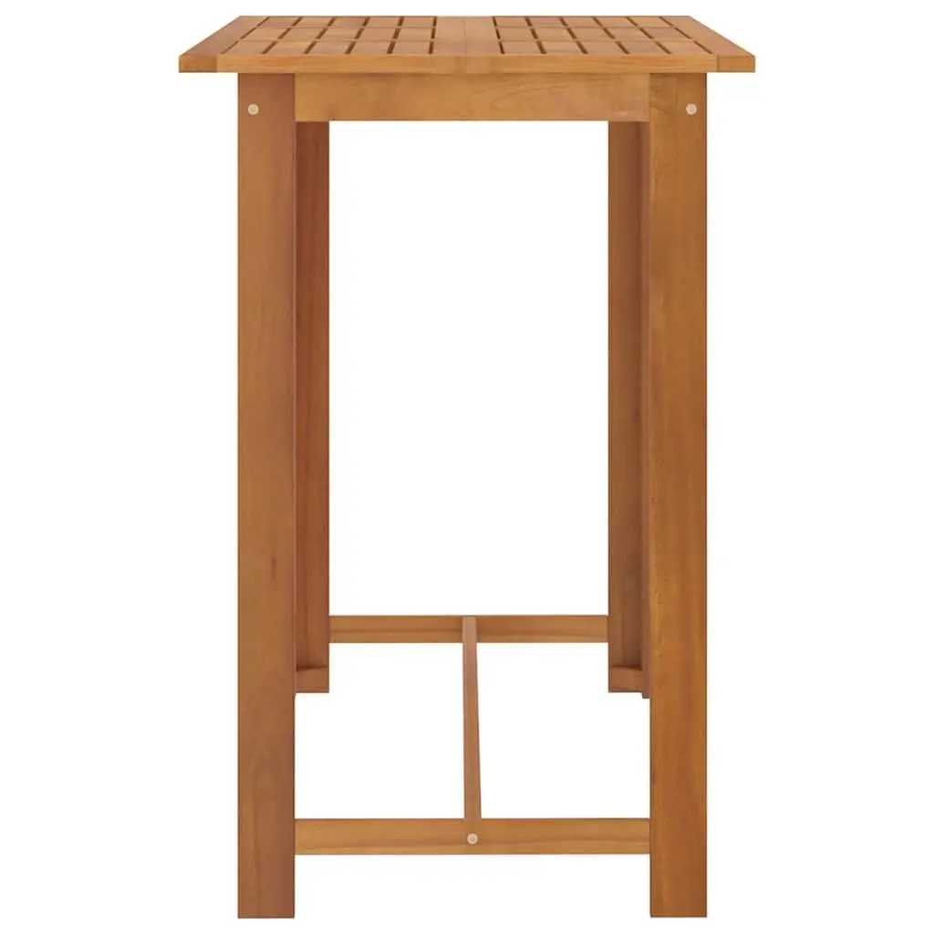 7 Piece Garden Bar Set Outdoor Patio Furniture Table Stools Black