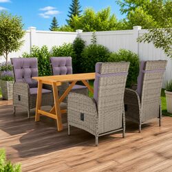 5 Piece Garden Dining Set: Stylish and Functional