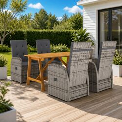Durable 5 Piece Garden Dining Set for Lasting Use