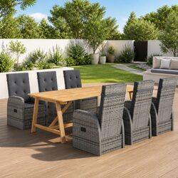 Comfortable and Functional 7-Piece Garden Dining Set