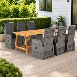 Comfortable and Stylish 7 Piece Garden Dining Set