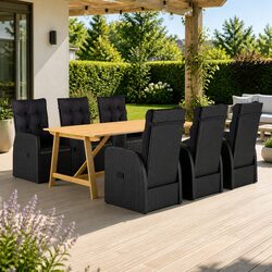 7 Piece Garden Dining Set: Practical and Comfortable