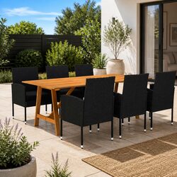 Comfortable and Reliable 7 Piece Garden Dining Set