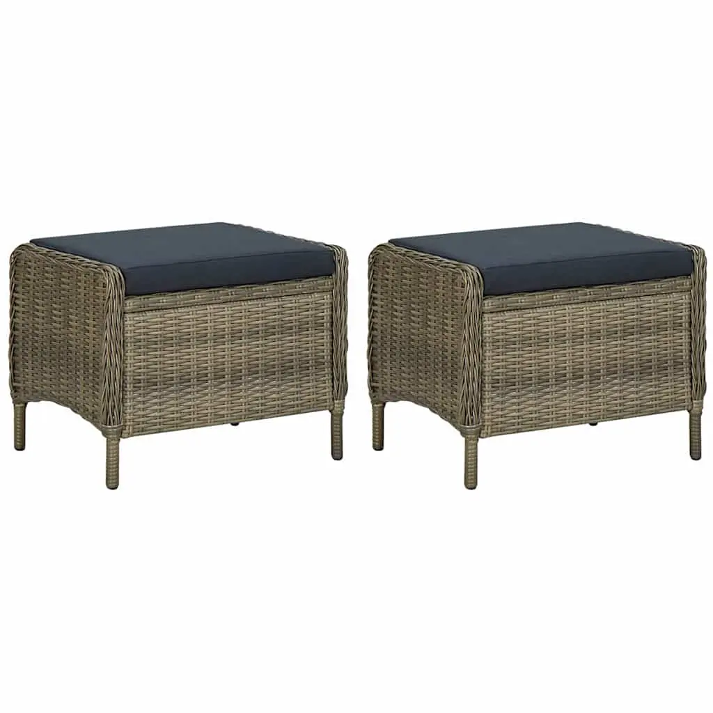 Outdoor Dining Set 9 Piece Acacia Wood Table Chairs Brown Rattan Padded