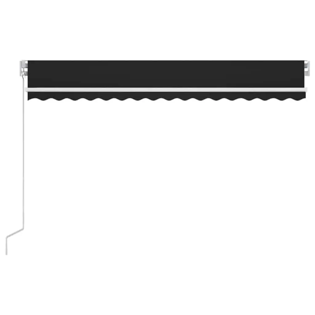 Retractable Awning Outdoor Sun Shade 400x350 cm Anthracite