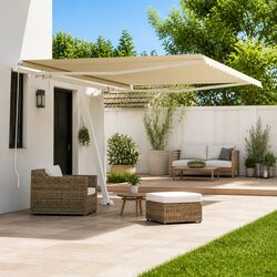 Reliable Freestanding Awning 400x300 cm for Your Patio