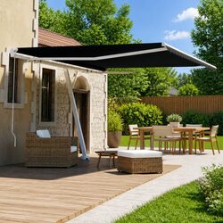 Value and Practicality: 400x300 cm Manual Awning