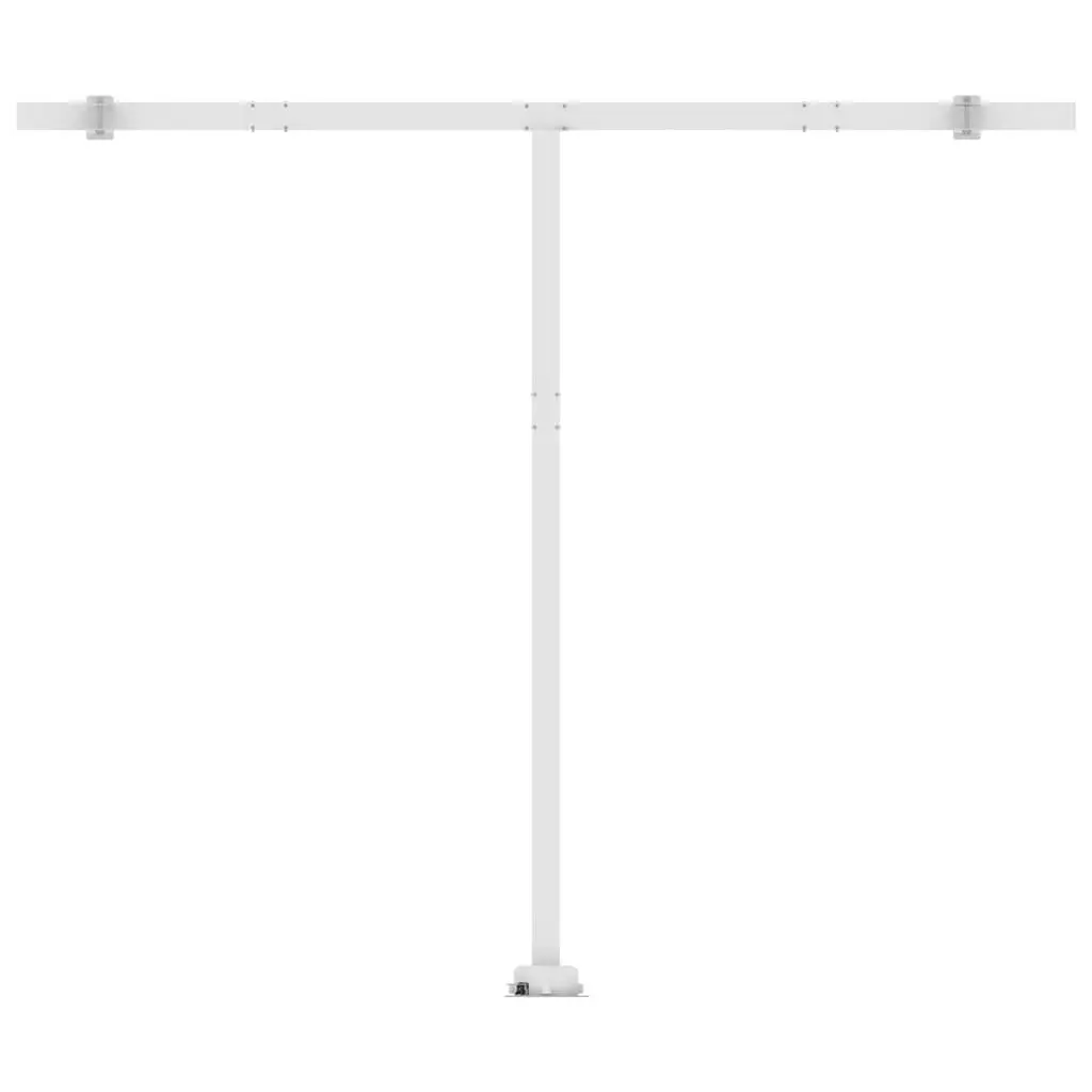 Freestanding Manual Retractable Awning Outdoor Patio Sun Shade 400x300 cm Anthracite