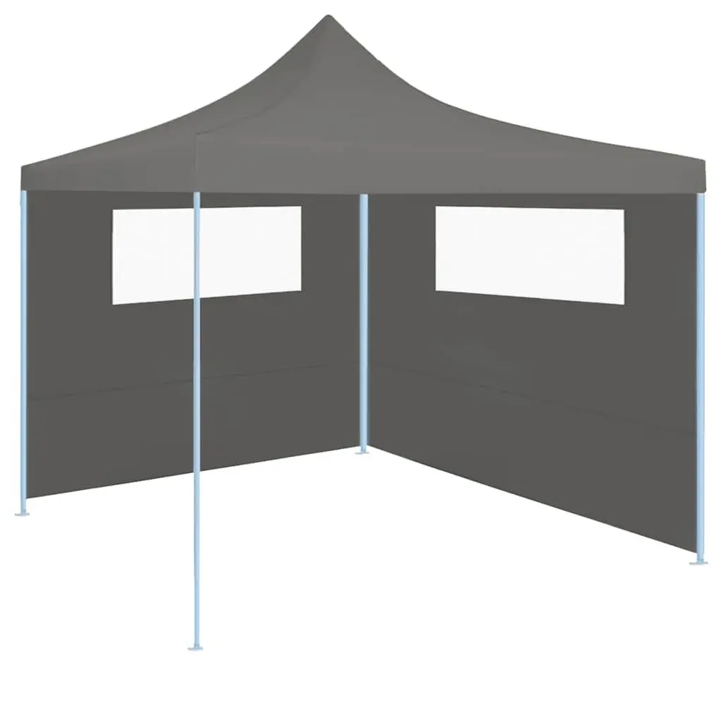 Gazebo Sidewall with Window 6x2 m Anthracite Outdoor Party Tent Panel