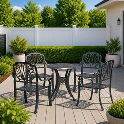 5 Piece Outdoor Bistro Set: Value and Quality Combined