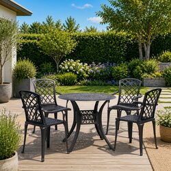 Reliable 5 Piece Bistro Set for Your Outdoor Comfort