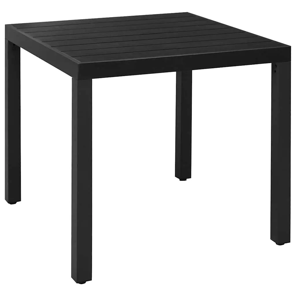 5 Piece Garden Dining Set Outdoor Furniture Black Chairs Table Patio