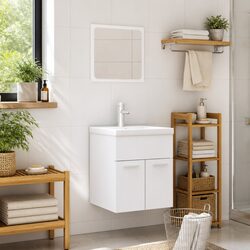 Affordable Bathroom Furniture Set with Functional Design