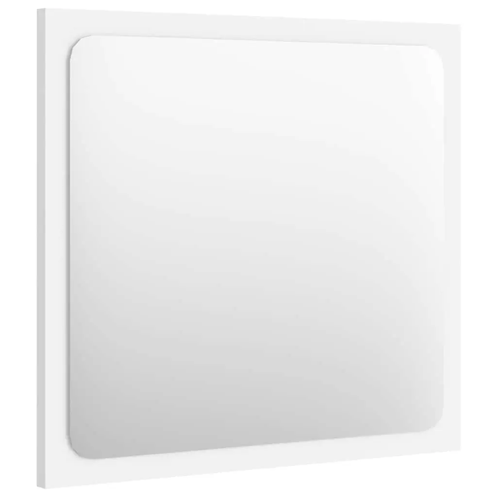 Bathroom Furniture Set Sink Cabinet Basin Mirror White Engineered Wood