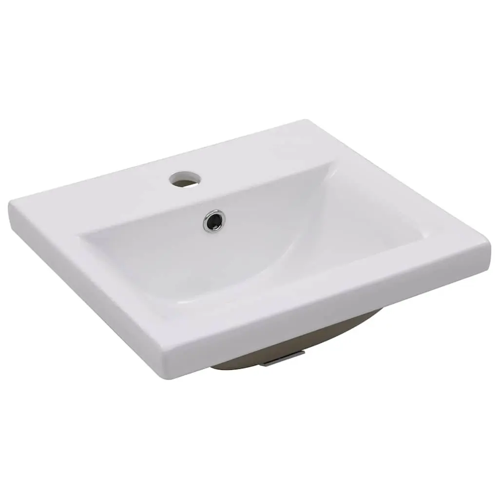 Bathroom Furniture Set Sink Cabinet Basin Mirror Engineered Wood Grey