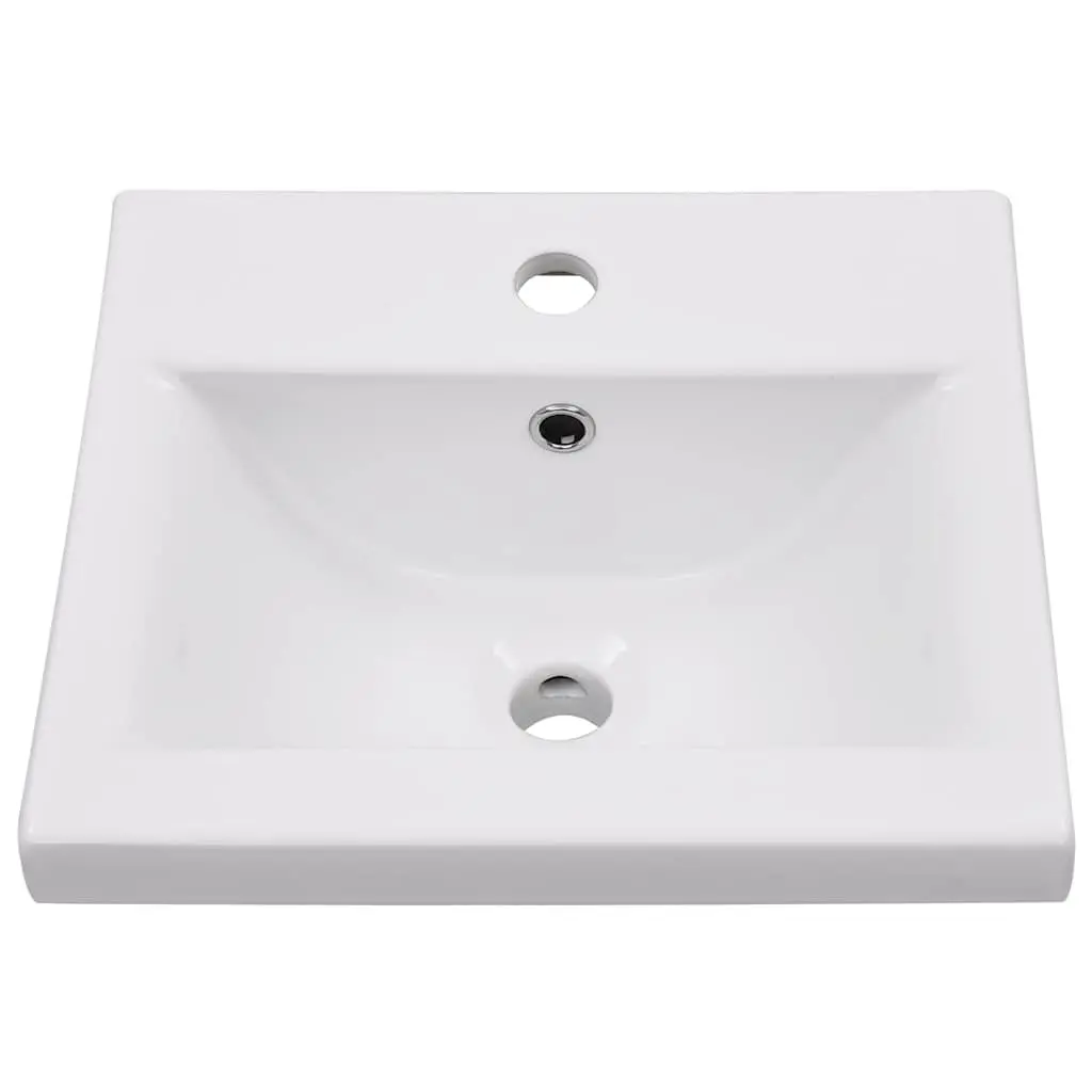 Bathroom Furniture Set Sink Cabinet Basin Mirror Engineered Wood Grey
