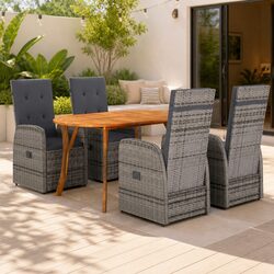 Comfortable and Affordable 5 Piece Garden Dining Set