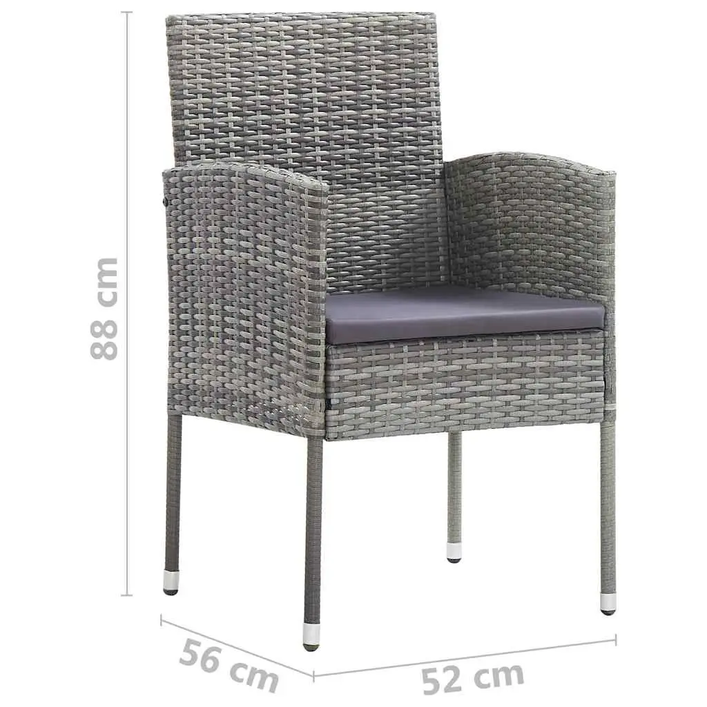 5 Piece Garden Dining Set for Relaxed Outdoor Meals